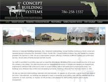 Tablet Screenshot of conceptbuildingsystems.com